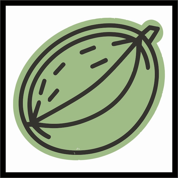 Ilustración vectorial de color de cal