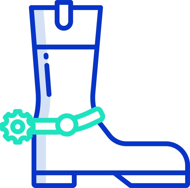 Ilustración vectorial de color del contorno de arranque