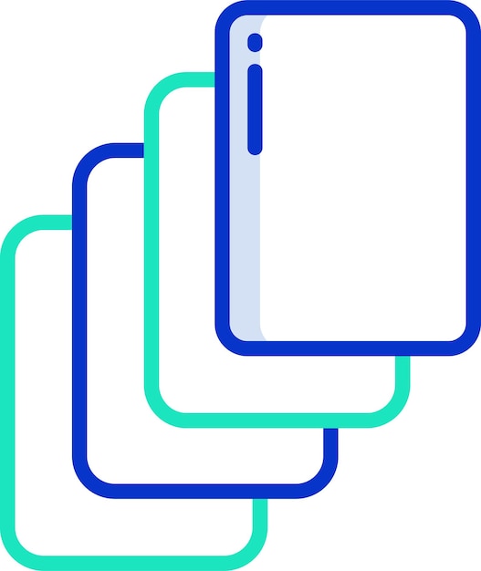 Ilustración vectorial de color del contorno de la capa