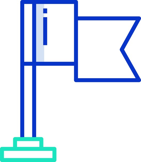 Ilustración vectorial en color del contorno del cartel