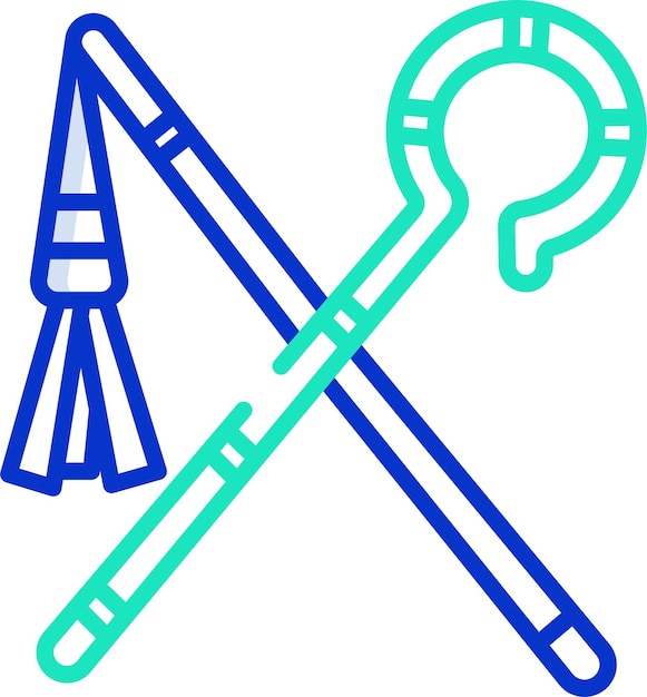 Ilustración vectorial de color del contorno de Crooksolid