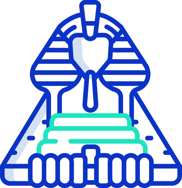 Ilustración vectorial de color del contorno de la esfinxólida