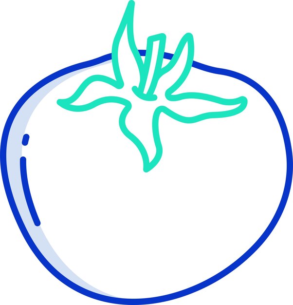 Ilustración vectorial en color del contorno de la fuente de Trevi