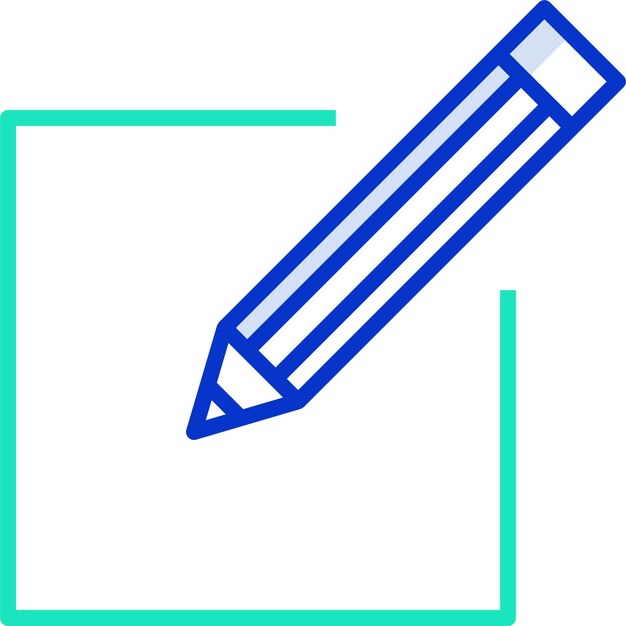 Ilustración vectorial en color del contorno del micrófono