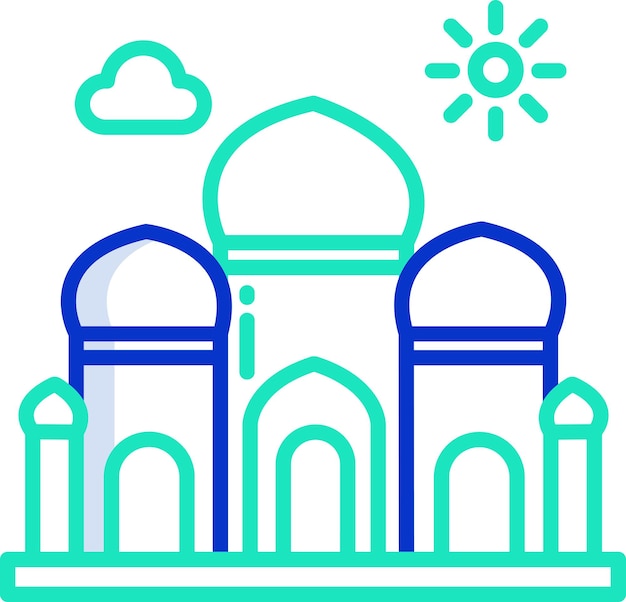 Ilustración vectorial de color del contorno de Mosquesolid