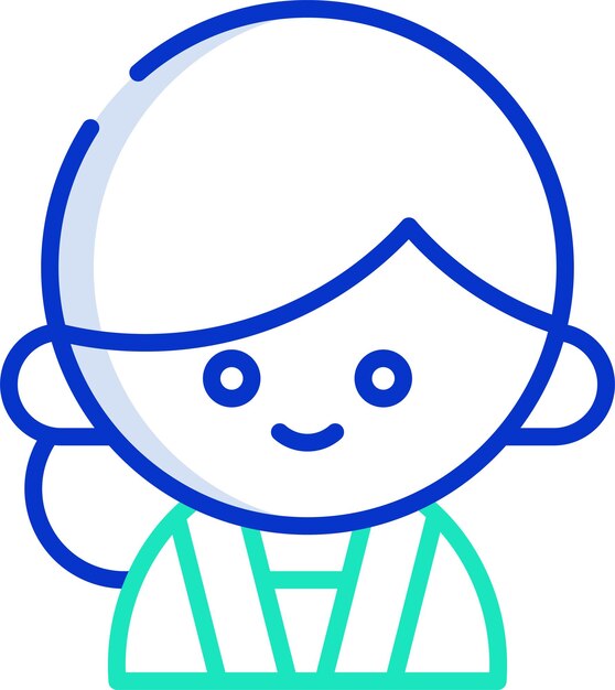 Ilustración vectorial de color del contorno de la ropa de Madura