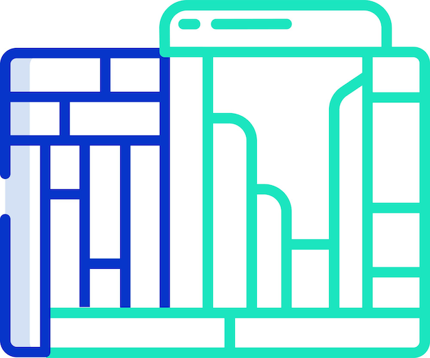 Ilustración vectorial de color del contorno de Sacsayhuaman