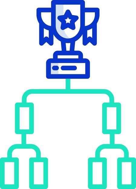 Ilustración vectorial de color con contorno sólido de flechas