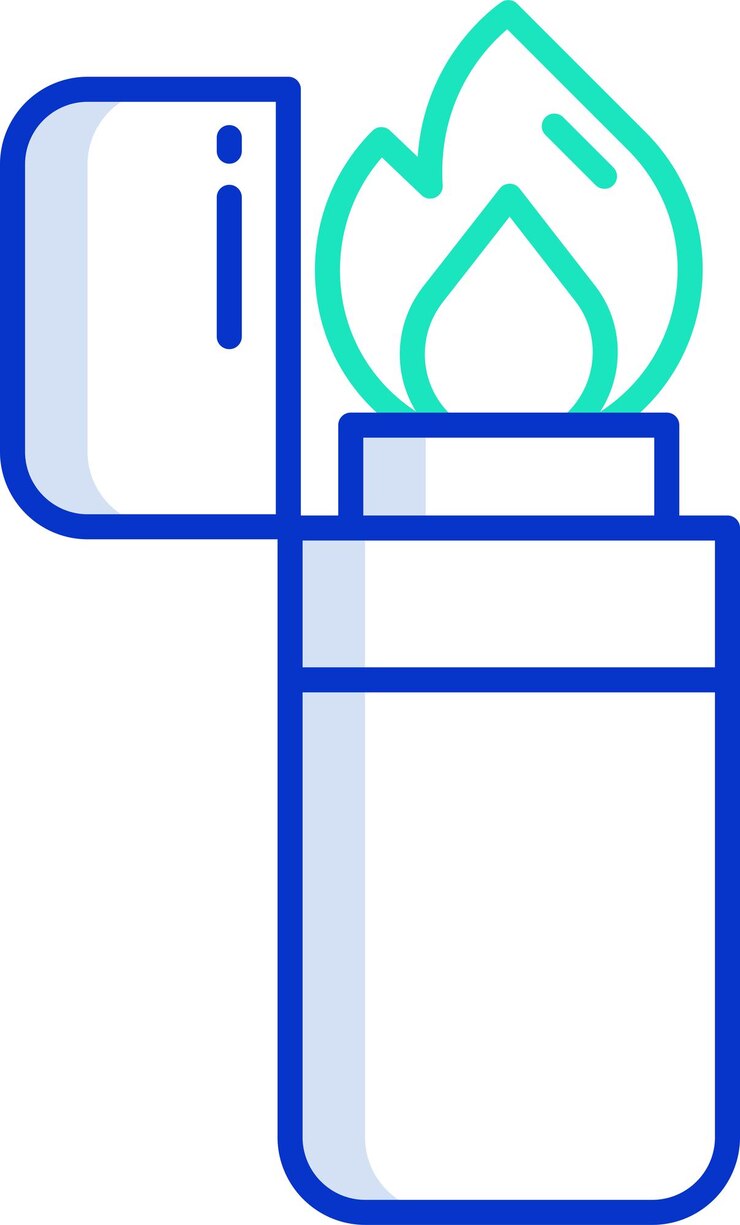Vector ilustración vectorial de color del contorno sólido ligero