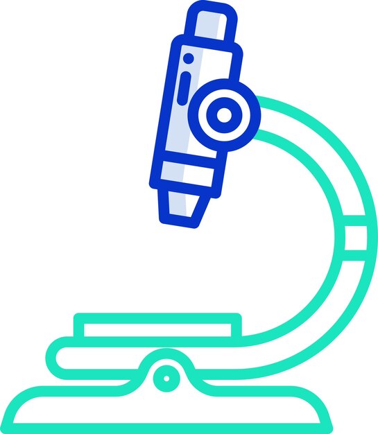 Ilustración vectorial en color del esquema de ensayo de laboratorio