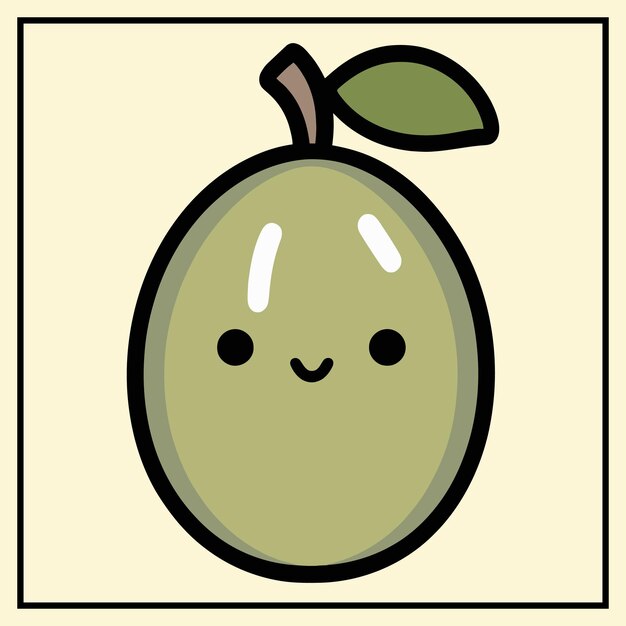 Ilustración vectorial de color de Feijoa