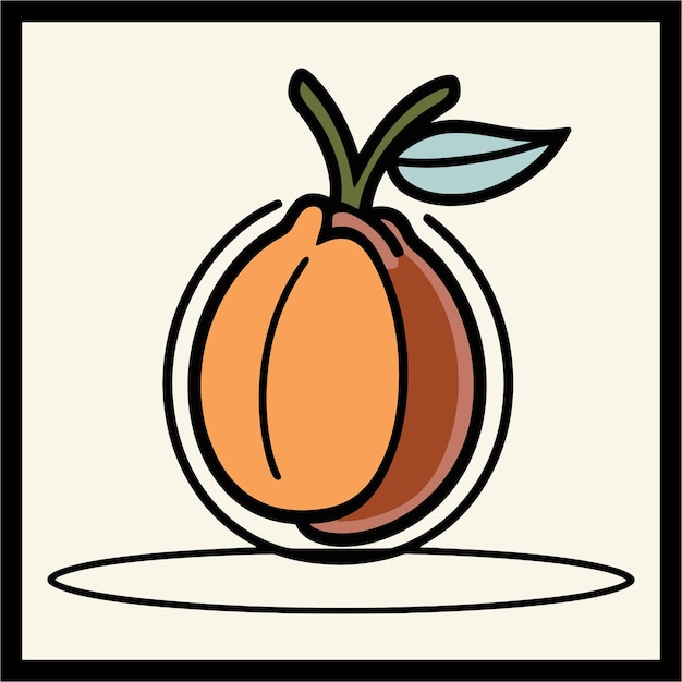 Ilustración vectorial de color de jujube