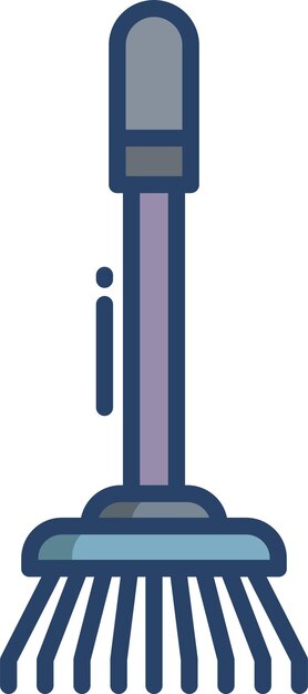 Ilustración vectorial de color lineal de barrido sólido