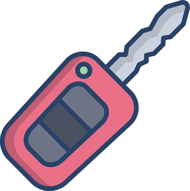 Ilustración vectorial de color lineal de Carolid Keys