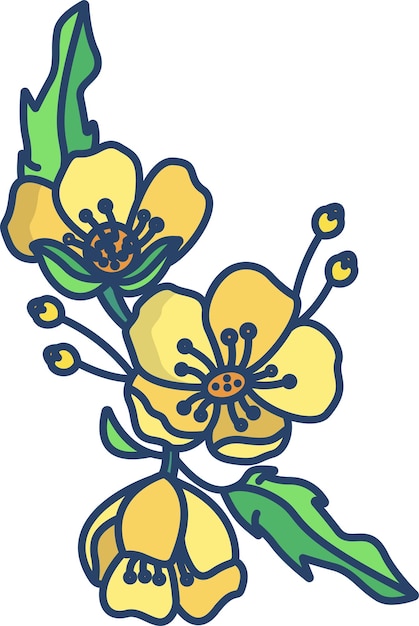 Ilustración vectorial de color lineal sólido