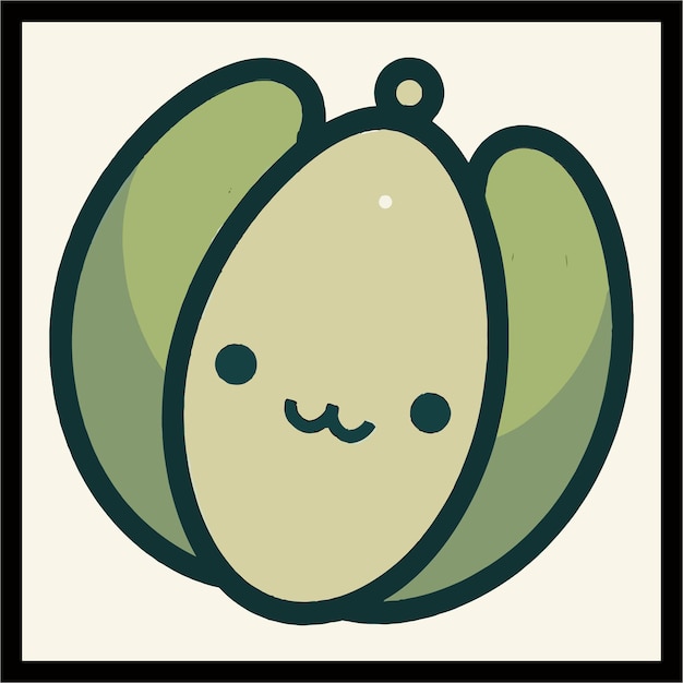 Ilustración vectorial de color de melocotón