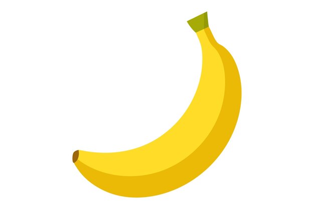 Ilustración vectorial de color de plátano 2