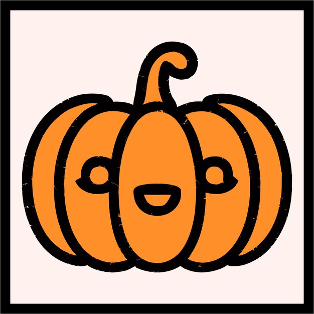 Ilustración vectorial de colores de calabaza