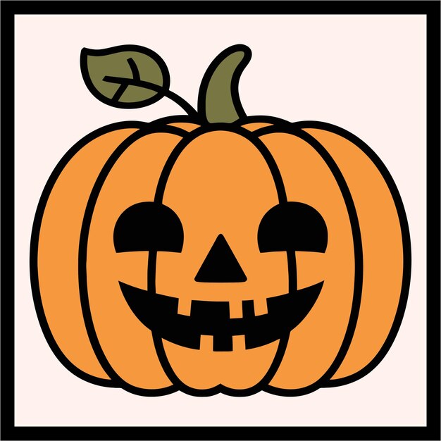 Ilustración vectorial de colores de calabaza