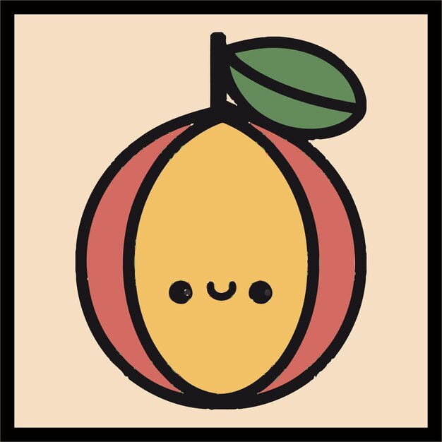 Ilustración vectorial de colores de la carambola