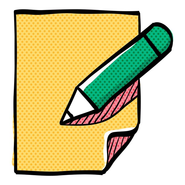 Ilustración vectorial de colores dibujada a mano para editar el documento