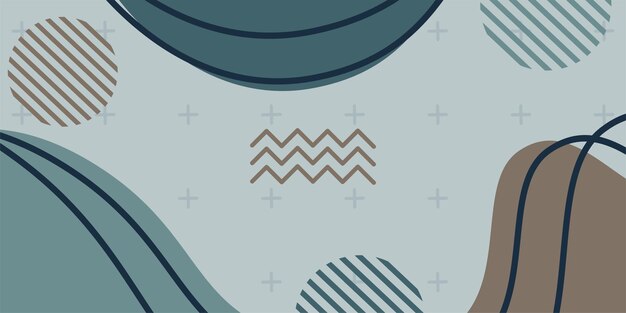 Ilustración vectorial de colores pastel de fondo geométrico minimalista