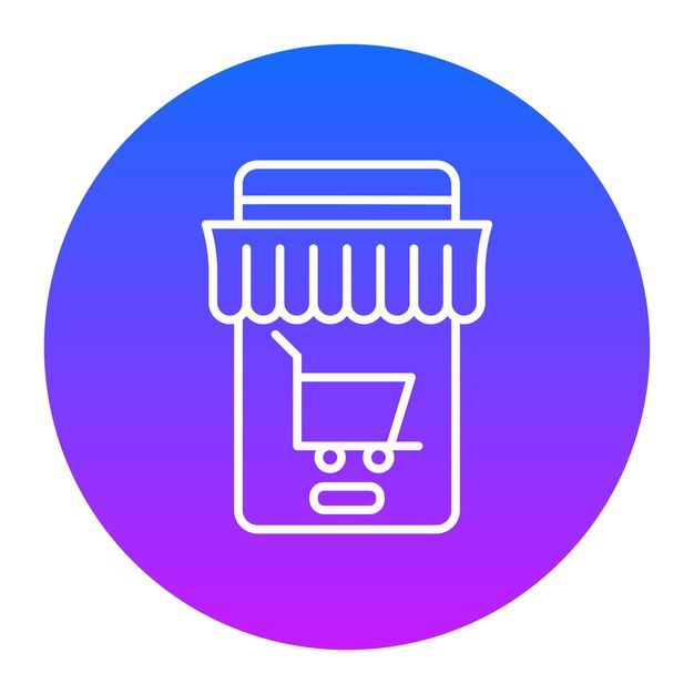 Ilustración vectorial de comercio electrónico