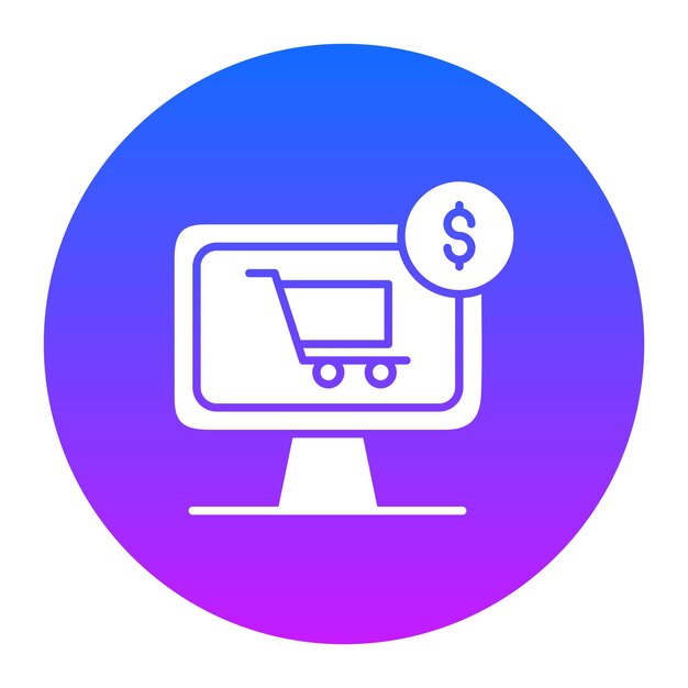 Ilustración vectorial de comercio electrónico