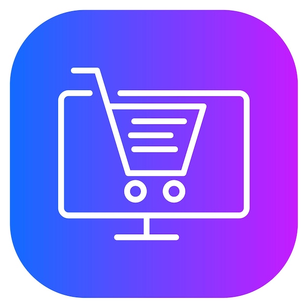 Ilustración vectorial de comercio electrónico