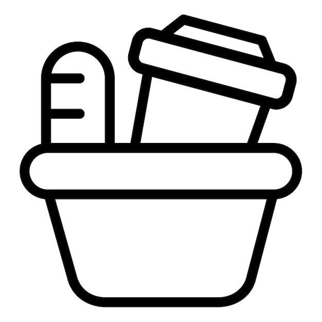 Ilustración vectorial de comestibles