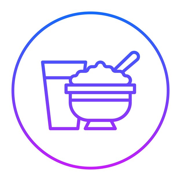 Ilustración vectorial de las comidas