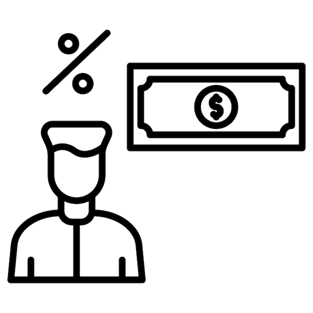 Ilustración vectorial de la comisión