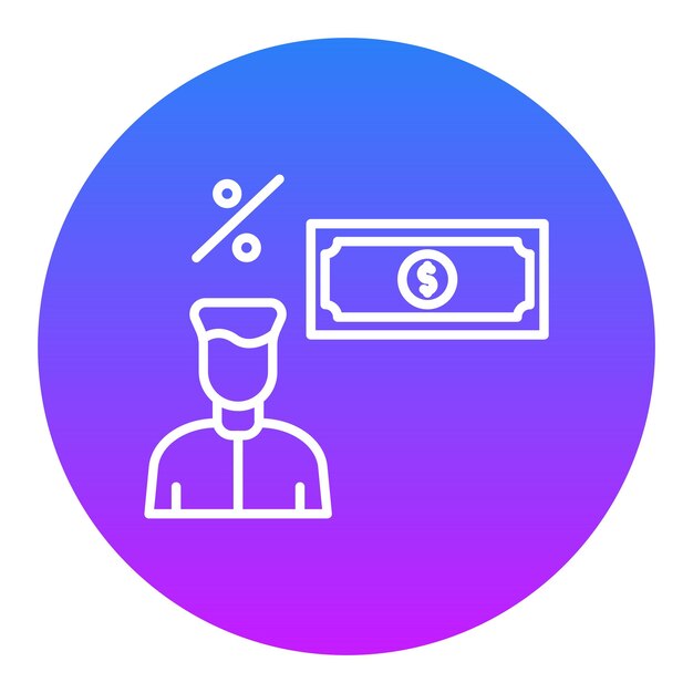 Ilustración vectorial de la comisión