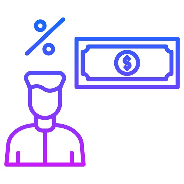 Ilustración vectorial de la comisión