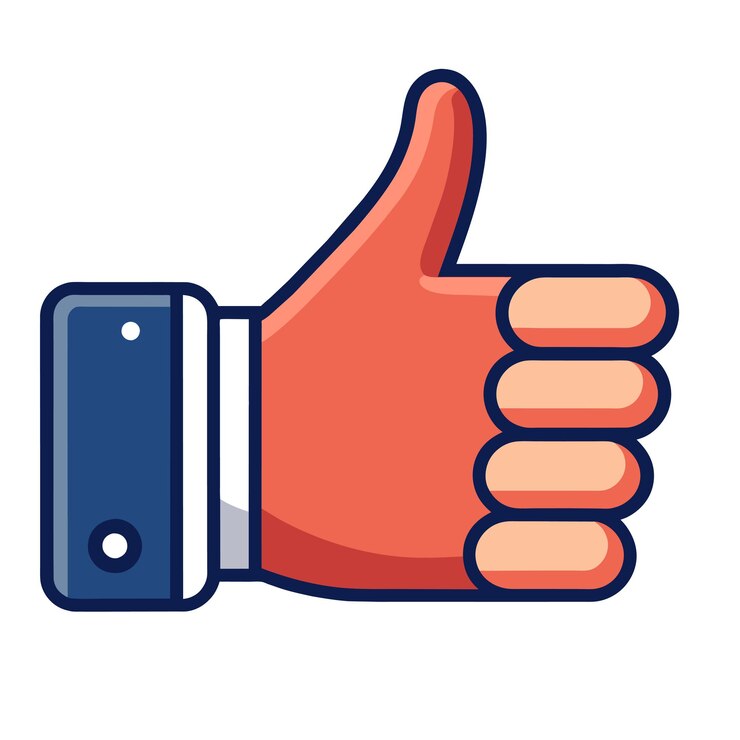 Vector ilustración vectorial como la mano
