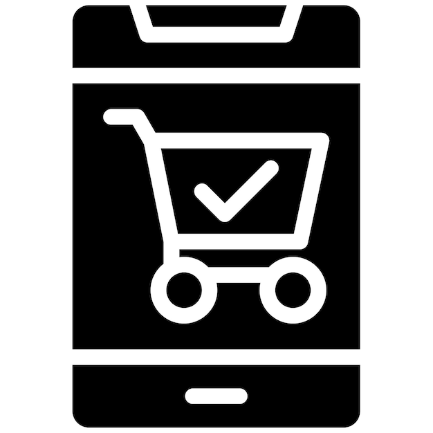 Ilustración vectorial completa de compras