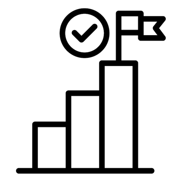 Ilustración vectorial completa del hito