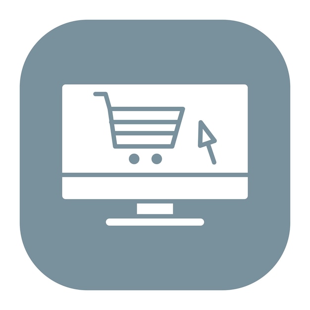 Ilustración vectorial de compras en línea