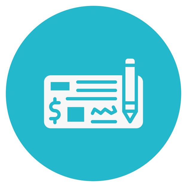 Ilustración vectorial de comprobación