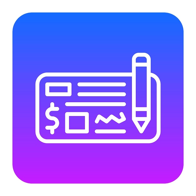 Ilustración vectorial de comprobación