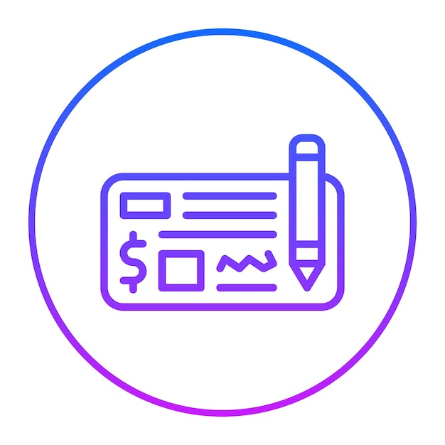 Ilustración vectorial de comprobación