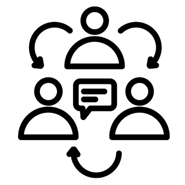 Ilustración vectorial de la comunicación