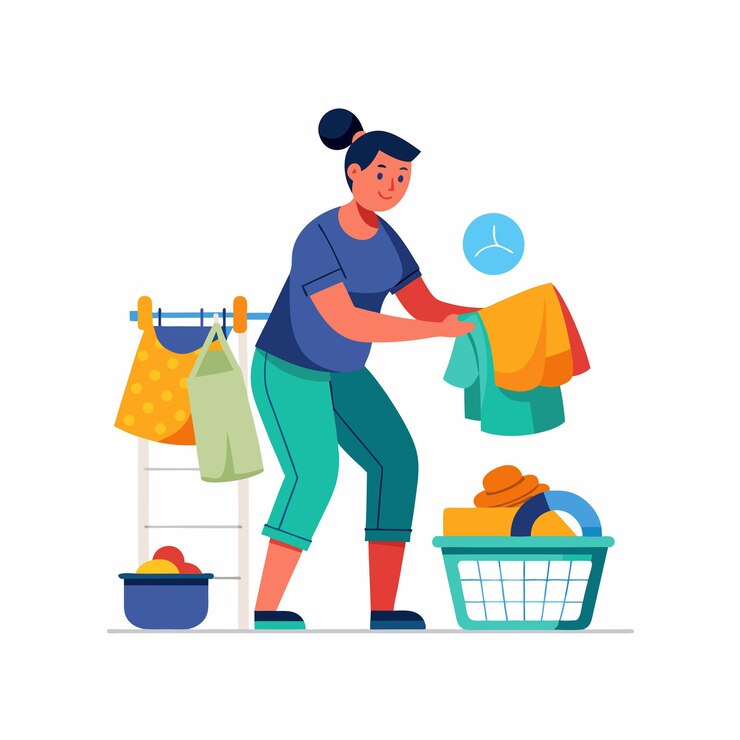 Ilustración vectorial del concepto de actividad humana diaria