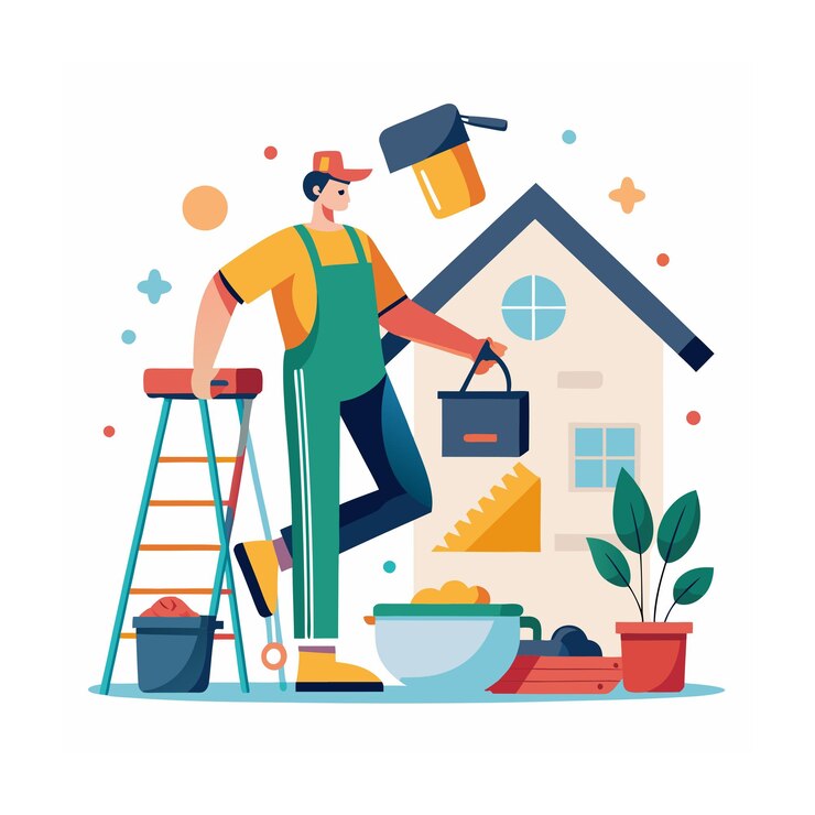 Ilustración vectorial del concepto de actividad humana diaria