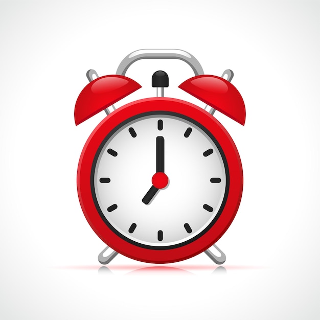 Ilustración vectorial del concepto de diseño de relojes retro