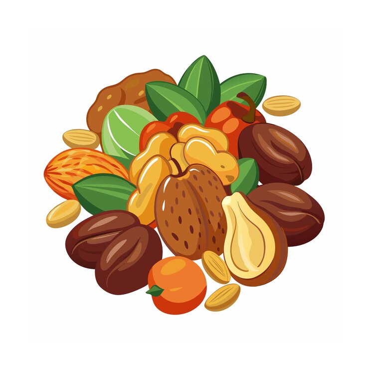 Ilustración vectorial del concepto de frutas