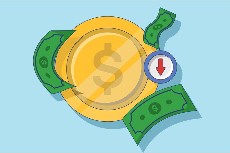 Vector ilustración vectorial concepto de intercambio de monedas o gestión de pagos o intercambio de divisas