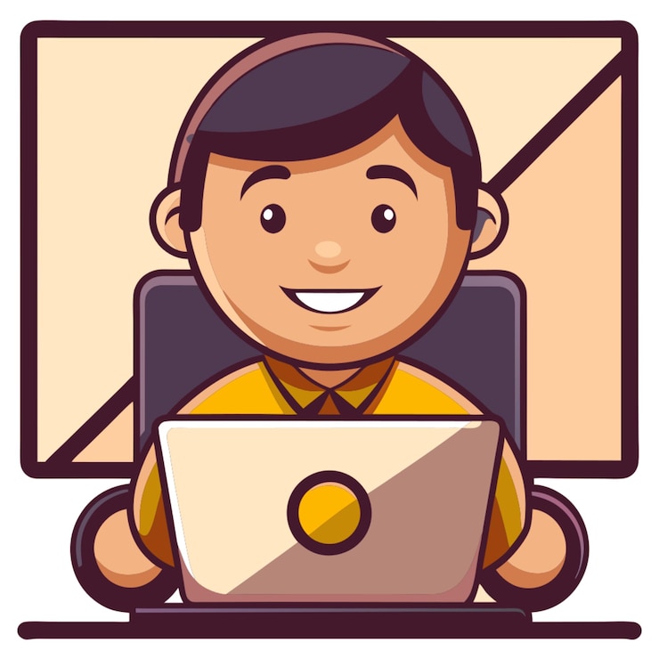 Vector ilustración vectorial de concepto tecnológico con elementos de diseño de accesibilidad estilo plano