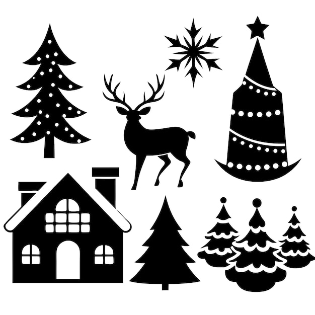 Ilustración vectorial de los conceptos del día de Navidad