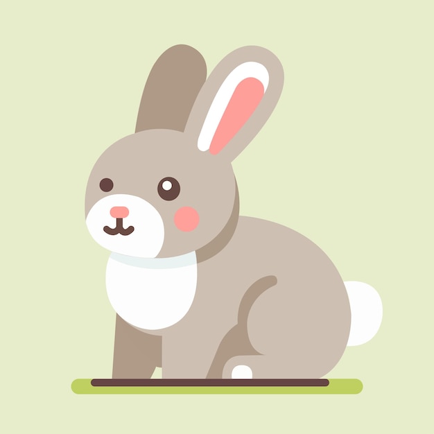 Ilustración vectorial de conejo
